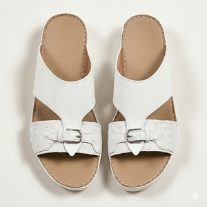 Sandales Homme en Cuir Véritable de Luxe, Faits Main, Style Arabe, à Bout Ouvert, avec Boucle, Semelle Souple en Caoutchouc, Nouveau Design, Vente en Gros Personnalisée - Product Image 1