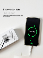 Réveil multifonction LED Huayang 5510 avec sortie USB, affichage de la température, date, semaine, double alarme, minuterie, DST, horloge de chevet