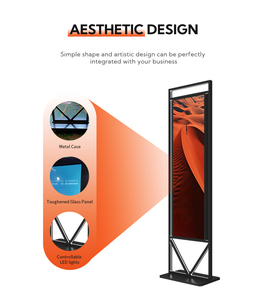 Cho cosun freestanding LCD màn hình quảng cáo hiển thị signage tầng đứng LCD Poster năng động hoạt hình chức năng cho thang máy - Product Image 6