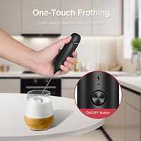 Mousseur à lait électrique USB portable, mini mixeur à yaourt, fouet mousseur à café pour crème et mousse