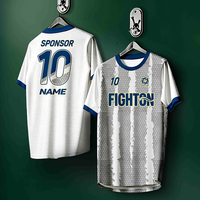 Maillots de football personnalisés pour hommes, vêtements de football par sublimation avec tissu respirant pour équipes de club