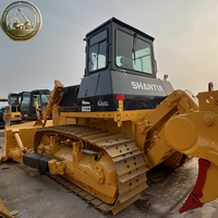 Bulldozer Shantui SD22 d'occasion, modèle 2022, moteur 162 kW, faible nombre d'heures, pour travaux routiers et en carrière