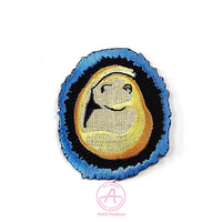 Merrow découpé au laser bordure ir-onGarment broderie Patch personnalisé conception personnalisée broderie patch chapeau accessoire