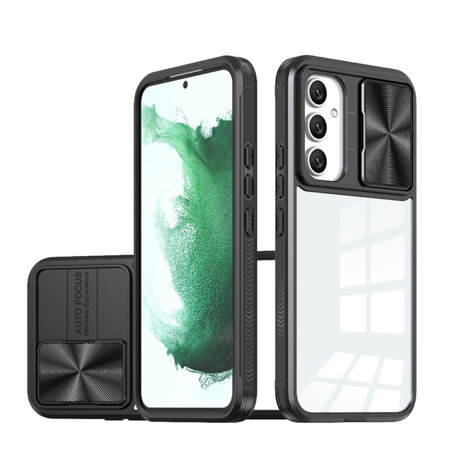 Clear Shockproof Protective TPU Phone Case for Samsung Galaxy A34 A54 5G Designed with Camera Slide