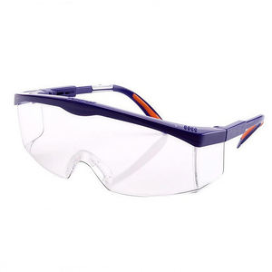 軽量防曇安全メガネ ハーフフレーム フルラップアラウンドシールド - Product Image 1