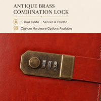 Carnet en cuir A5 avec cadran mécanique et code numérique sécurisé, carnet de bord classique, coffret cadeau, 5 couleurs, 10K vendus, best-seller