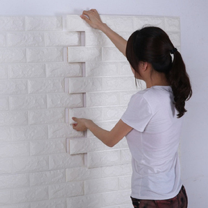 Papel pintado CASA DE 3D pared Mural de la pared paneles de cuero de imitación - Product Image 3