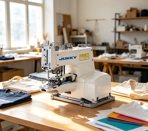 Máquina de Coser para Adjuntar Botones JK373 de Cama Plana con Corte Automático de Hilo, Gran Popularidad en Ventas - Product Image 1