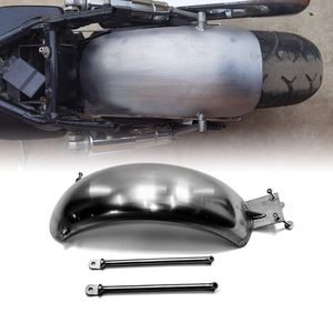 <span class=keywords><strong>Plaque</strong></span> de garde-boue arrière argentée <span class=keywords><strong>avec</strong></span> support pour <span class=keywords><strong>moto</strong></span> Honda Shadow 400 750 - Product Image 1