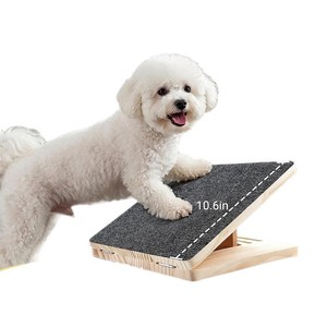 Escalier pour animaux de compagnie en bois, rampe antidérapante, échelle pour chien, rectangle, couleur bois naturel, meubles pour animaux de compagnie - Product Image 2