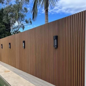 Pannelli Murali Moderni Classici di Qualità Garantita, Resistenti all'Umidità, <span class=keywords><strong>in</strong></span> Composito <span class=keywords><strong>Legno</strong></span>-Plastica Impermeabile per Rivestimenti Esterni WPC - Product Image 1