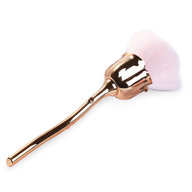 Высокое качество Кисть для удаления пыли с розовой розой кисти кисть для рассыпчатой пудры для очистки маникюрных инструментов