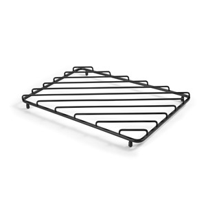 Griglia di raffreddamento rettangolare nera in metallo riutilizzabile per utensili da cucina - Product Image 1