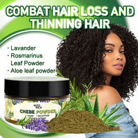 Poudre de Chebe pour la conservation de la longueur des cheveux, après-shampoing capillaire africain au romarin, aloès et lavande pour renforcer la densité