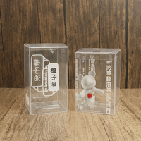 Großhandel Custom Verpackung PET PVC Klare Hängende Display Boxen Transparent Kunststoff Kleine Box Machen Up Geschenk Verpackung