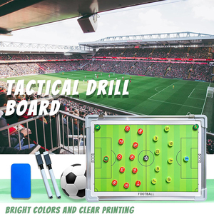 Huấn Luyện Viên Hội Đồng Quản Trị Huấn Luyện Viên Thư Mục Trò Chơi Phân Tích Đào Tạo Với Nam Châm Bút Tẩy Nhôm Hợp Kim Bóng Đá Chiến Thuật Hội Đồng Quản Trị - Product Image 6