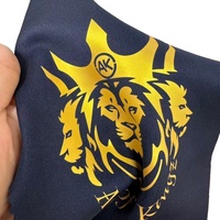 Prix usine modèle personnalisé Dedesign feuille d'or métallique Film métal Pu transfert de chaleur vinyle Logo transfert de chaleur vinyle rouleau