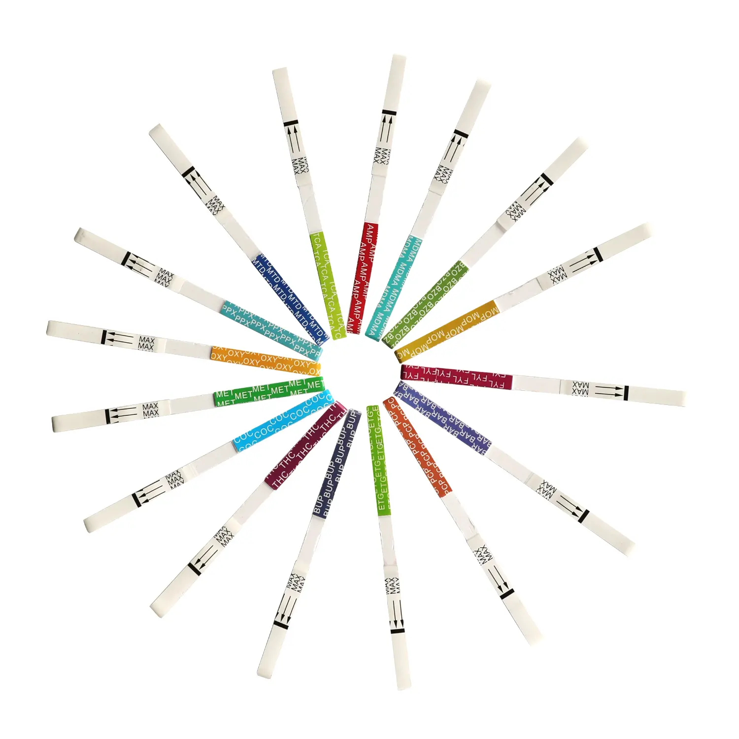 ชุดทดสอบอุปกรณ์แถบ Doa ปัสสาวะอย่างรวดเร็ว,พร้อมแอมป์ FYL THC ETG COC OXY ยาเสพติดของชุดทดสอบการละเมิด
