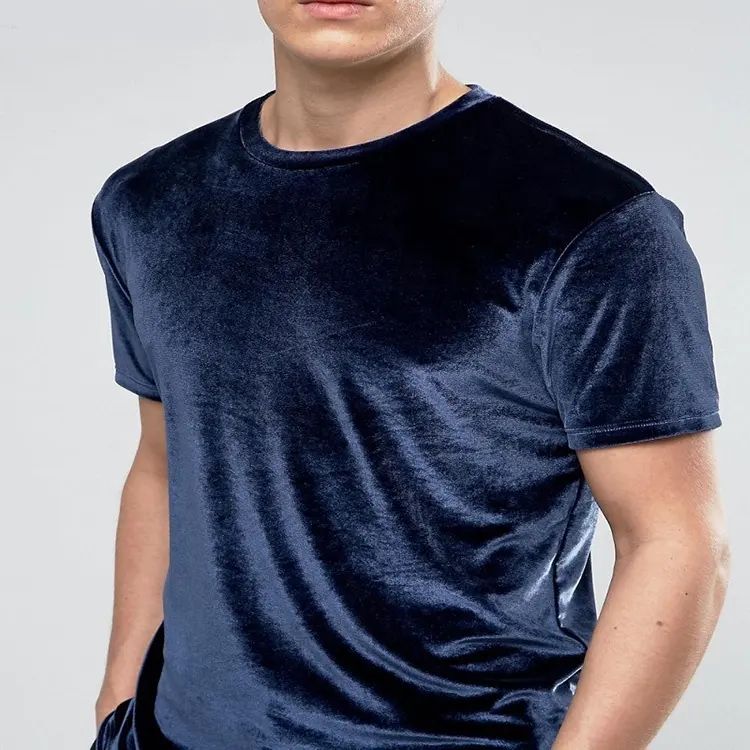 남성과 여성을위한 가장 인기있는 멀티 컬러 남성 스트리트 티셔츠 반팔 벨벳 T 셔츠