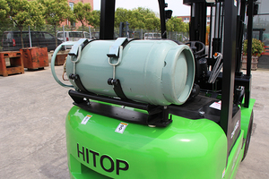 Carretilla elevadora de propano al mejor precio, motor de Gas LPG de 3-5 toneladas, EPA Eur5 Triplex, palanca de cambios lateral, neumático sólido - Product Image 2