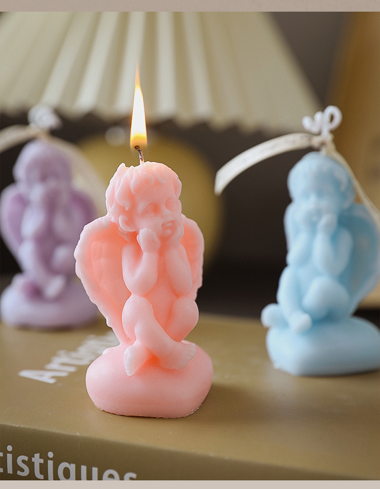 AROMA HOME Paraffin Wax Taper Candles Aromatherapy Retro Angel Scented 7