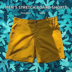 Trajes de Baño para Hombre al por Mayor 2023, Shorts de Playa con Estampado a Rayas y Logotipo Personalizado, Elásticos en Cuatro Direcciones - Product Image 2