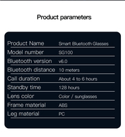 Nouvelles Lunettes Caméra Intelligentes 1080P 8 Mégapixels Traduction Vidéo BT 6.0 Sans Fil 260mAh Charge Magnétique pour Voyages d'Affaires et Vlogs