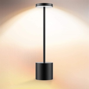 Portable Modern Aluminium Led Dimmable Restaurant Cordless Table Lamp With Usb Rechargeable Battery for Hotel Bar Dinning Room - Product Image 2