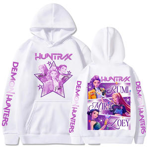 Sudaderas con Capucha K-Pop Demon Hunters para Niñas, Modelo 2026, Personalizadas, 100% Algodón, Impresión a Doble Cara - Product Image 2
