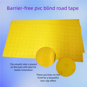 Alfombra Antideslizante/Impermeable de PVC de Alta Elasticidad Duonika con Puntos en Relieve para Personas Ciegas, 600x1200mm, para Estaciones de <span class=keywords><strong>Metro</strong></span> y Autobuses - Product Image 1