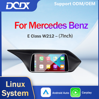 Lecteur vidéo de voiture Linux 7 pouces pour Mercedes Benz Classe E W212, CarPlay sans fil, autoradio, écran de navigation GPS