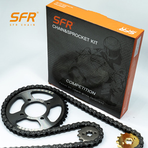 Kit de <span class=keywords><strong>Cadena</strong></span> y Piñón de Motocicleta Personalizado del Fabricante SFR, Juego de <span class=keywords><strong>Cadena</strong></span> de Transmisión 420 428 <span class=keywords><strong>520</strong></span> 530 para <span class=keywords><strong>Yamaha</strong></span> FZ1/Kawasaki Z1000 - Product Image 2