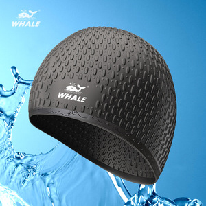 Gorro de natación Whale extra grande de silicona texturizada impermeable para adultos, hombres y niños - Product Image 3