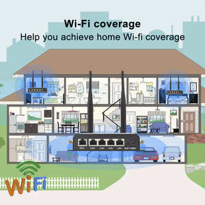 <span class=keywords><strong>KuWFi</strong></span> WR181 <span class=keywords><strong>Routeur</strong></span> WiFi industriel <span class=keywords><strong>4G</strong></span> <span class=keywords><strong>LTE</strong></span> 300Mbps 4 LAN & 1 Port WAN 2.<span class=keywords><strong>4G</strong></span> Fréquence Pare-feu Mural Métal Shell <span class=keywords><strong>4g</strong></span> <span class=keywords><strong>routeur</strong></span> - Product Image 2