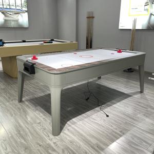 โต๊ะเกมส์อเนกประสงค์ 4-in-1 รุ่น Dragon <span class=keywords><strong>River</strong></span> Factory ขนาด 7 ฟุต สำหรับใช้ในบ้าน รวมบิลเลียด แอร์ฮอกกี้ และปิงปอง ระดับการแข่งขัน - Product Image 2