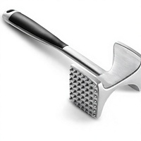 Marteau attendrisseur de viande avec poignée confortable, marteau double face pour la cuisine, attendrisseur pour attendrir les steaks, le bœuf et le poisson