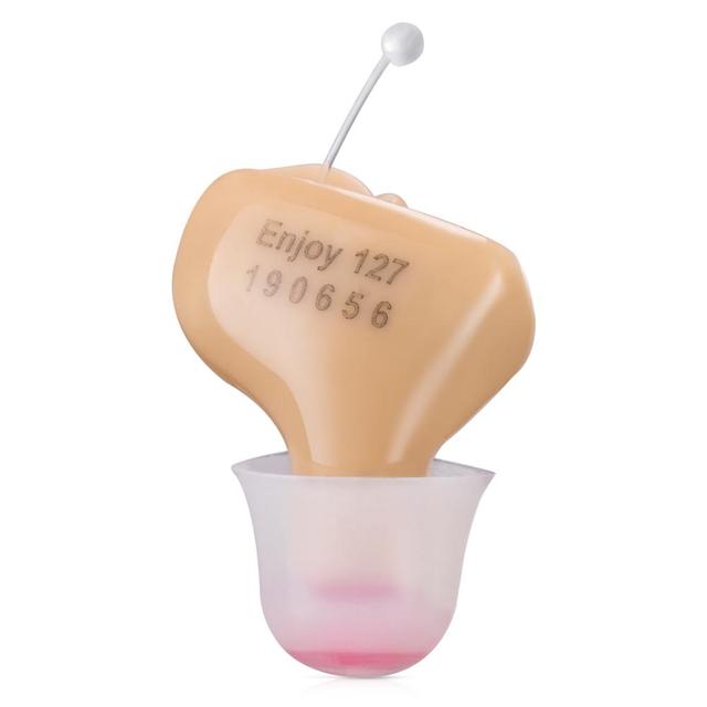 Invisible Cheap Analogue CIC ITC Mini Hearing Aid Personal Sound Amplifier in Ear for Mild to Moderate Hearing Loss
