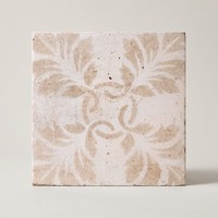 Azulejo decorativo Rhodas Deco Tile de 12x12 pulgadas con diseño de hojas para pared y suelo