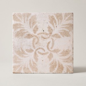Piastrella decorativa Rhodas Deco Tile 12x12 pollici con motivo a foglia per pareti e pavimenti - Product Image 1