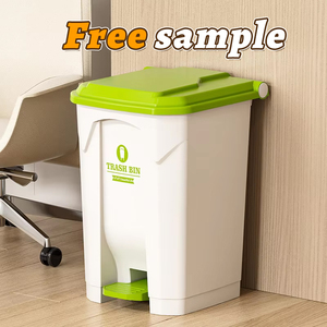 <span class=keywords><strong>Poubelle</strong></span> à Pédale d'Extérieur YYN15/20/30/<span class=keywords><strong>50</strong></span>/80/100L, Grande Taille, en Plastique, pour Maison, <span class=keywords><strong>Cuisine</strong></span>, Bureau et Toilettes Commerciales - Product Image 2