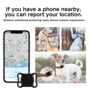 Traceur <span class=keywords><strong>GPS</strong></span> intelligent pour animaux de compagnie, étanche, localisateur en temps réel, WiFi, Bluetooth, collier pour chien et chat, localisateur mondial, application gratuite iOS Android - Product Image 5
