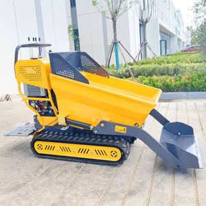 Agricultural Mini <b>Track</b> Loader with Self-Loading Dump Popular Skid Steer Loader Powerful Engine on Sale - Product Image 1