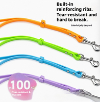 Sangle de toilettage pour chien en PVC imperméable, réglable, colorée, facile à nettoyer et à sécher rapidement