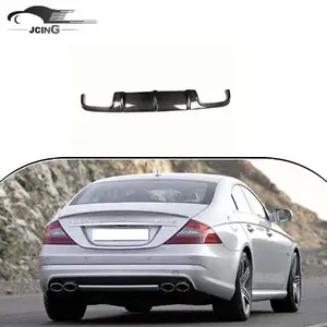 Car carbon fiber rear bumper diffuser for Benz W219 CLS-Class rear bumper