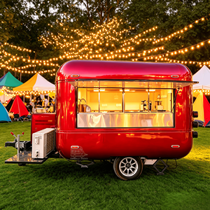Ice Cream Truck Mobile Drink Cart Street Food Cart Snack Food Cart Food Truck Coffee Trailer - Product Image 2