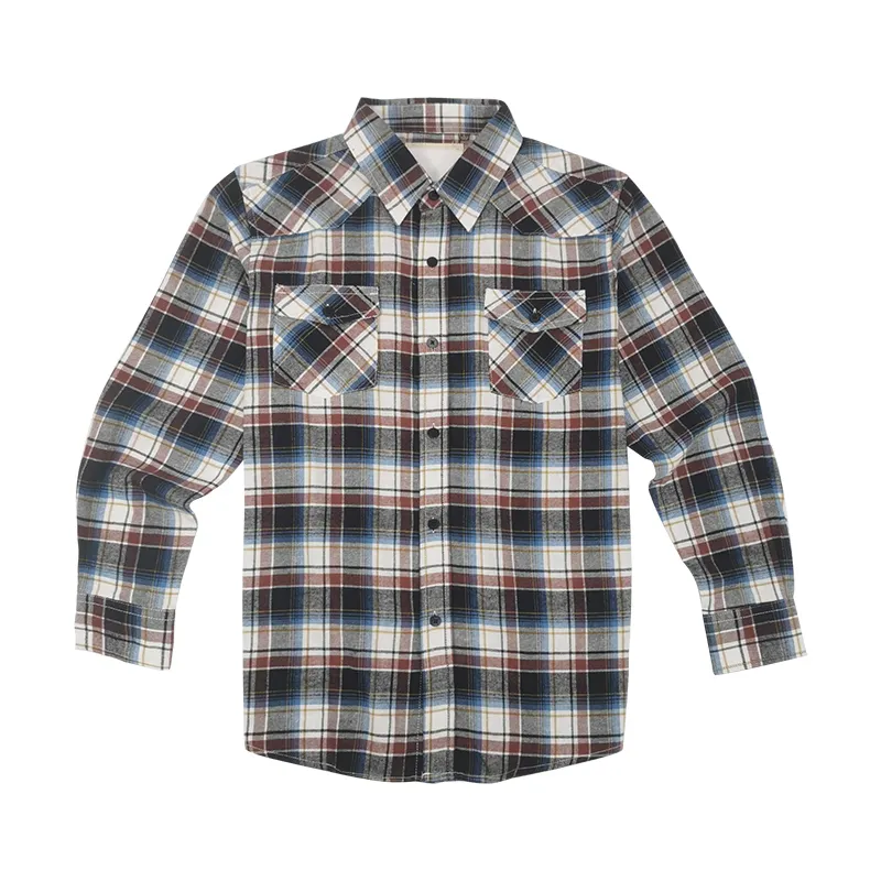 Bright Color Checked Fashion Shirt Long Sleeve Warm And Comfortable High Quality Men's Flannel Shirt