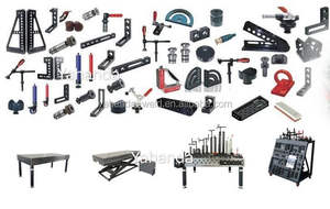 Pince de soudage série D28/ D16 pièces de table gabarits dispositif de serrage fixe avec poignée mobile 150x320mm accessoires machine - Product Image 5