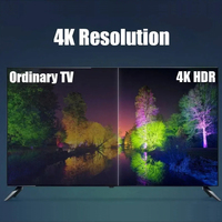 TV Android sin marco con control de voz QLED TV de 50 pulgadas para sala de cine