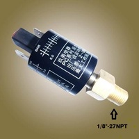 Interrupteur de contrôle de pression réglable pour compresseur d'air 1010, pression maximale 360 PSI, protection IP65, acier inoxydable SUS304, pompes CVC