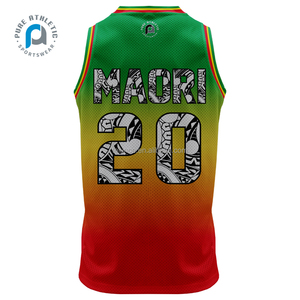 Pur nouveau Design séchage rapide <span class=keywords><strong>pas</strong></span> <span class=keywords><strong>cher</strong></span> <span class=keywords><strong>personnalisé</strong></span> Maori Kampong Sublimation imprimé maille réversible collège pratique <span class=keywords><strong>maillot</strong></span> <span class=keywords><strong>de</strong></span> <span class=keywords><strong>basket</strong></span>-ball - Product Image 3